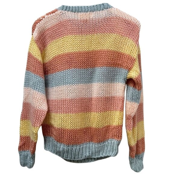 SWEATER BEE Vintage Womens Sweater Small Oversized Granny Pullover - Picture 3 of 10